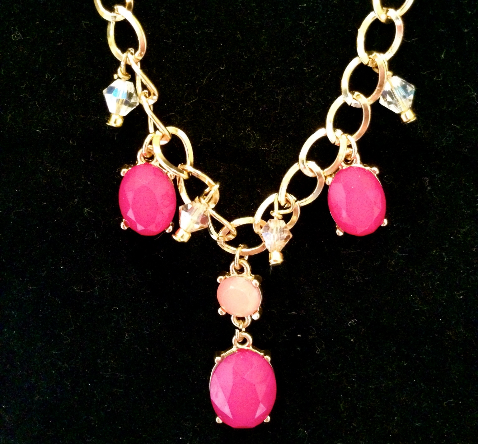 Pink and Gold Necklace